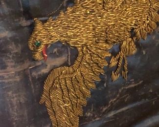 Exceptional 19th Century American silk flag or banner