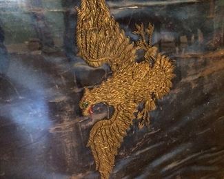 Exceptional 19th Century American silk flag or banner