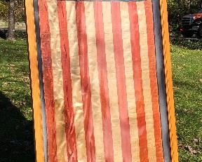 Exceptional 19th Century American silk flag or banner