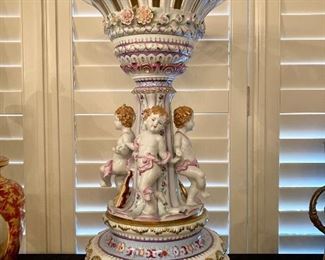 the second of two large Meissen centerpieces