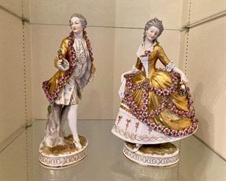 Sevres 13.5” figurines
