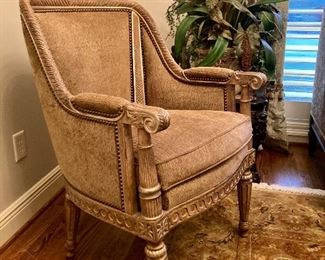 Pair of Ferguson Copeland French armchairs