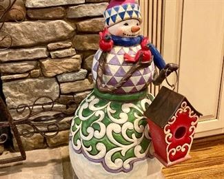 Large Jim Shore snowman