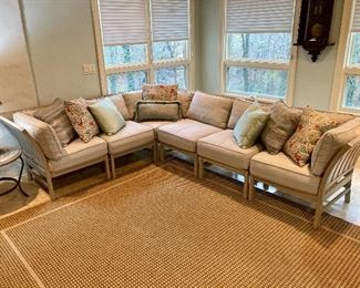 Large outdoor sectional by Summer Classics