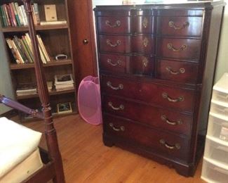 large mahogany chest of drawers 