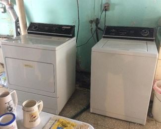 gas dryer and washer.  Older units