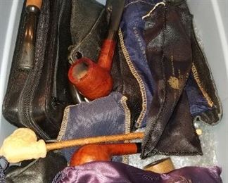 Great vintage smoking pipe collection (25)