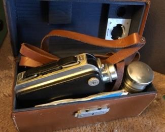 Vintage super 8 camera