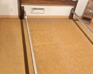 Bed frame assembled