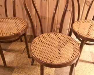 vintage cafe chairs