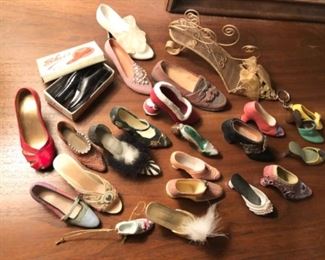 Miniature shoe collection