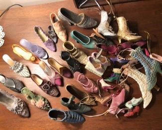 Miniature shoe collection