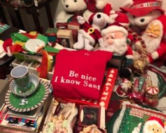 Santa collection, Christmas decorations