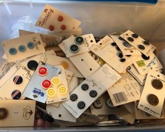 vintage and newer buttons