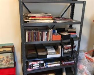 CDs, DVDs, casette tapes, VHS, more