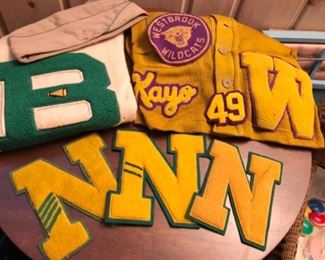 Vintage letter sweaters