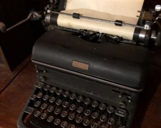 Vintage typewriter