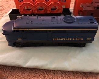 Lionel train set, Chesapeake and Ohio