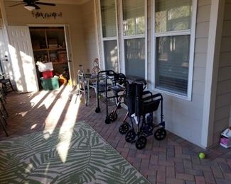 Mobility Aids on the Patio