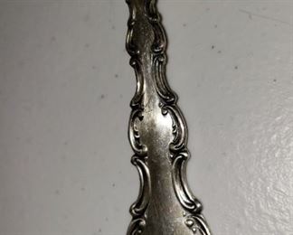 Sterling Flatware Handle Detail