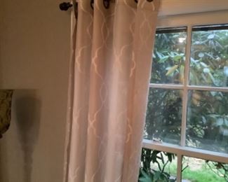 Curtains and rods
