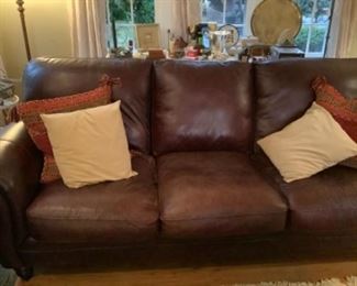 Leather couch