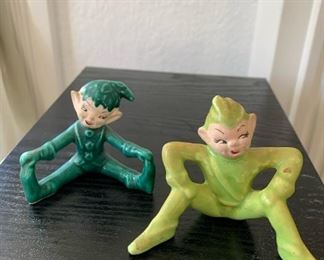 Vintage Ries Japan ceramic pixies 