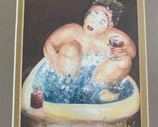 "Sanctuary" by Jill Neal signed and framed print 