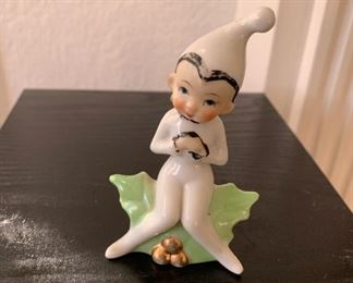 Vintage Ries Japan ceramic pixies 