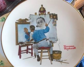 Norman Rockwell decorative plate 