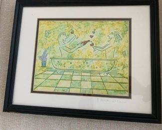 Philippe Ferrari Signed Framed Print 