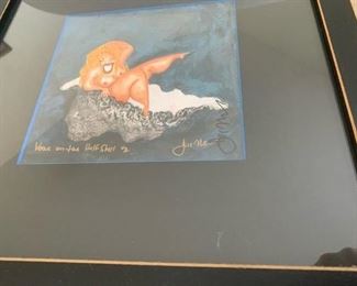 "Venus on the Half Shell" by Jill Neal Signed and Framed Print 