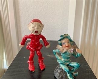 Vintage Ries Japan ceramic pixies 