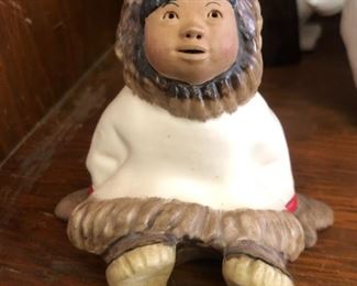 C. Alan Johnson Eskimo Figurine 
