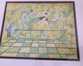 Philippe Ferrari Signed Framed Print 