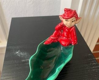 Vintage Ries Japan ceramic pixies 