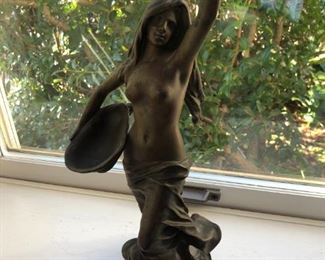 G. Loudray French Bronze Statue 