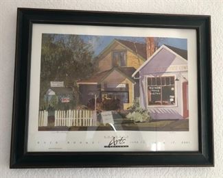 Win Bainbridge limited framed print 