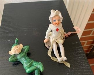 Vintage Ries Japan ceramic pixies 