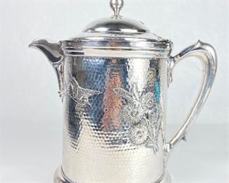 Victorian Meriden B Co Silver Plate Insulated