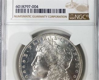 1887 Morgan Dollar NGC MS 66