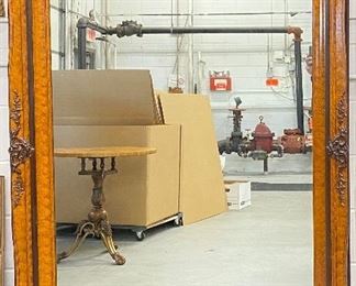 Large Wooden Framed Mirror 70"x45"