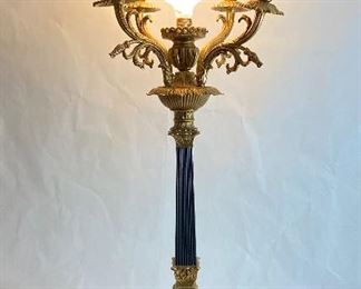 Ornate 43" Banquet Lamp (As Is)