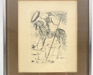Salvador Dali Etching