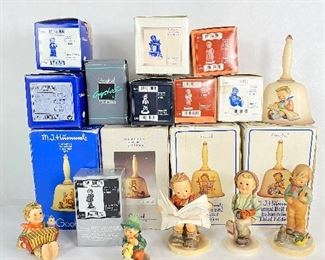 (5) Hummel Bells & (14) Figurines
