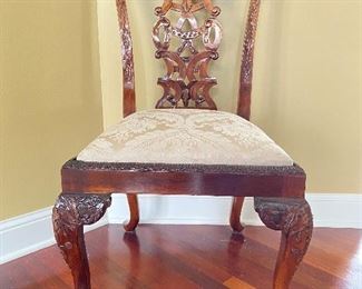 Chippendale Style Mahogany Chairs