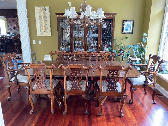 (8) Chippendale Style Mahogany Chairs