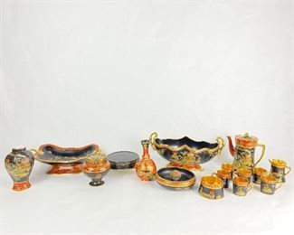 Lot Of Vintage Asian Themed Carlton Ware