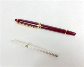 Mont Blanc Ballpoint & Sterling Christian Dior Pen