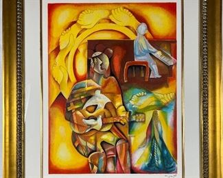 Alexandra Nechita Ltd Ed Lithograph S/N #176/249